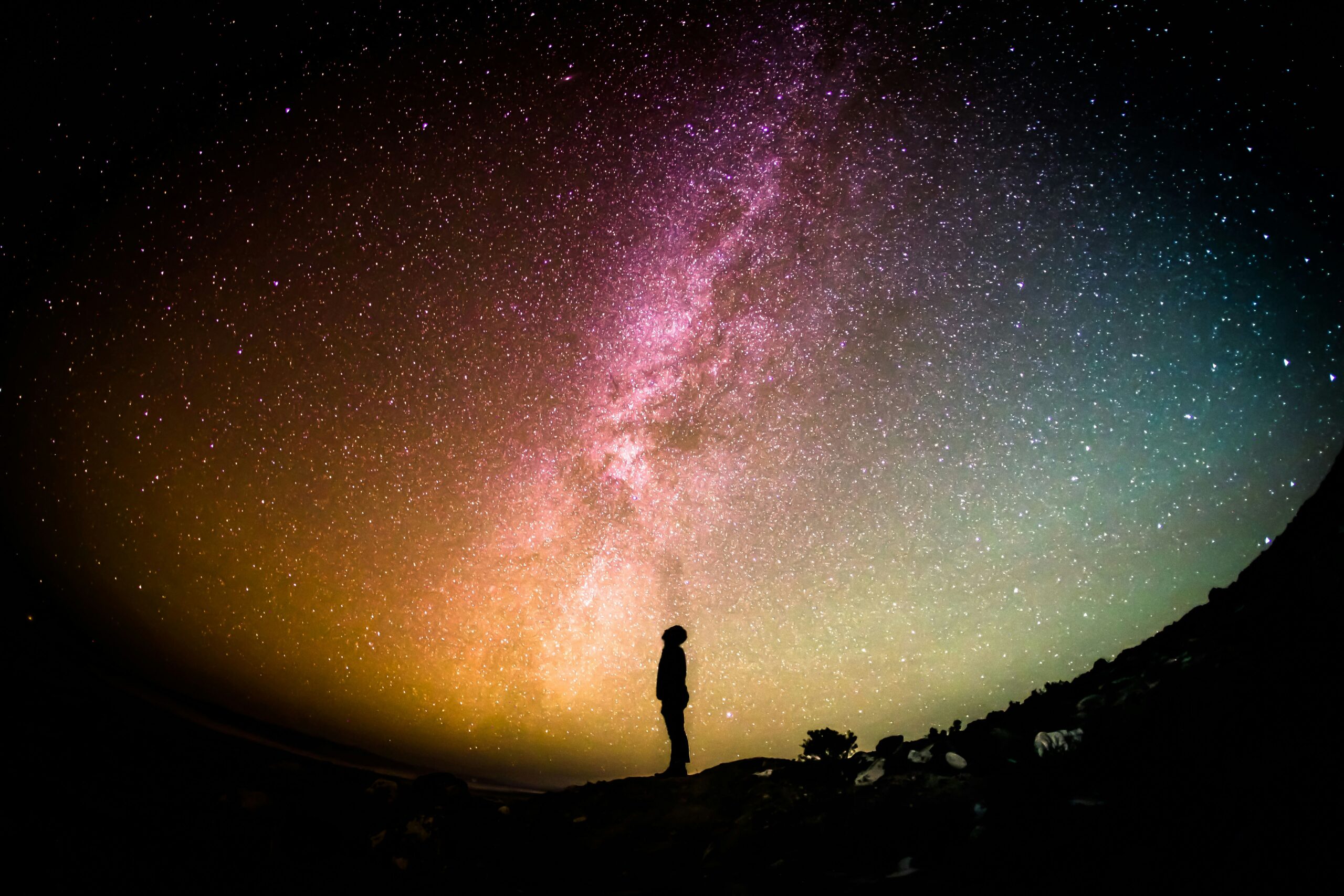 壮大な星空