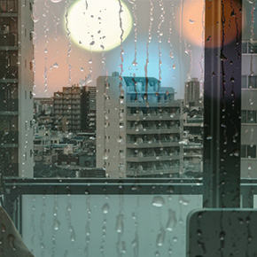 雨の日の潜水艦